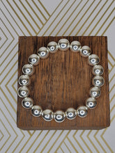 Load image into Gallery viewer, Light Silver Hematite - Beaded Bracelet
