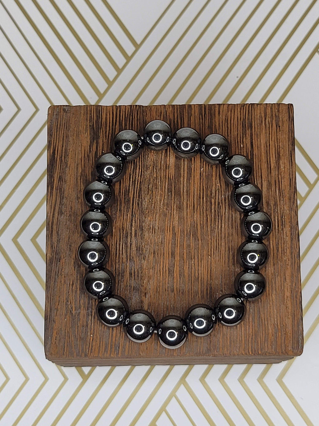 Gunmetal Hematite - Beaded Bracelet