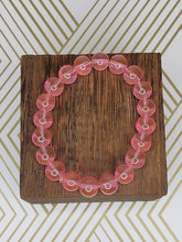 Load image into Gallery viewer, Pink (clear) - Beaded Bracelet
