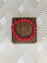 Load image into Gallery viewer, Matte Red - Beaded Bracelet
