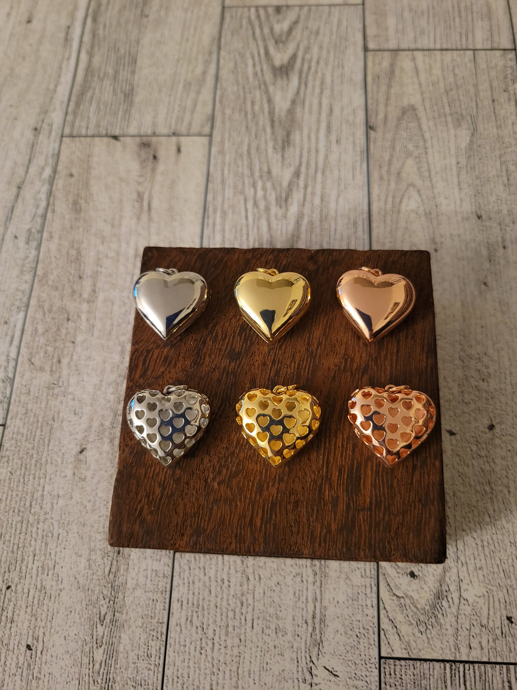 Puff Heart (large) - Charm