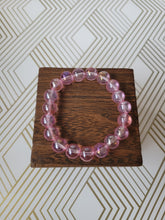 Load image into Gallery viewer, Twinkle (pink or periwinkle) - Beaded Bracelet
