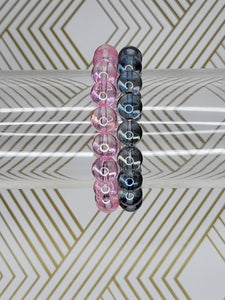 Twinkle (pink or periwinkle) - Beaded Bracelet