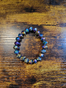 Unicorn faceted  - Beaded Bracelet