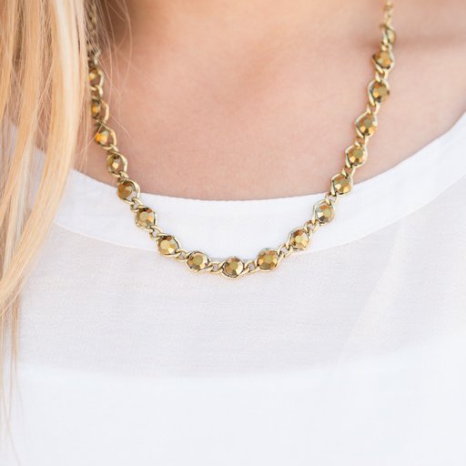 Shes A GLAM-eater - Brass - Set - Paparazzi Accessories