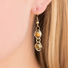 Load image into Gallery viewer, Shes A GLAM-eater - Brass - Set - Paparazzi Accessories
