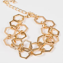 Load image into Gallery viewer, HEX Yeah! - Gold - Paparazzi Accessories
