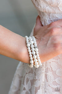 Money Drop - White - Paparazzi Accessories
