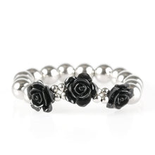 Load image into Gallery viewer, What A FLEUR-t! - Black - Paparazzi Accessories
