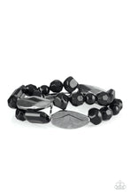 Load image into Gallery viewer, Rockin Rock Candy - Black - Paparazzi Accessories
