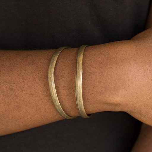 Palm Trees and Pyramids - Brass - Paparazzi Accessories