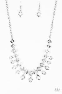 Geocentric - Silver - Paparazzi Accessories