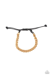 Rulebreaker - Gold - Paparazzi Accessories