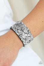 Load image into Gallery viewer, Starry Sequins - Silver - Paparazzi Accessories
