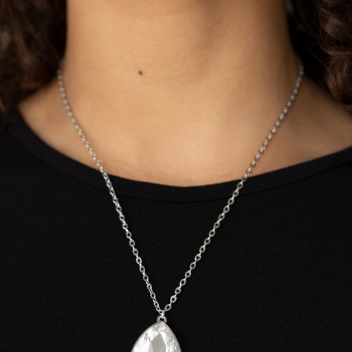 So Obvious - White - Paparazzi Accessories