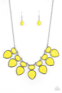 Modern Masquerade - Yellow - Paparazzi Accessories