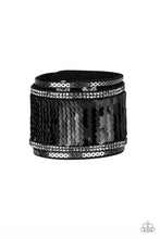 Load image into Gallery viewer, Heads Or MERMAID Tails - Black - Paparazzi Accessories
