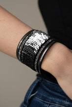 Load image into Gallery viewer, Heads Or MERMAID Tails - Black - Paparazzi Accessories
