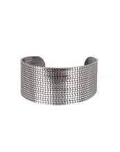 Load image into Gallery viewer, Texture Trailblazer - Silver - Paparazzi Accessories

